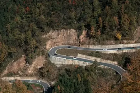Se está construyendo un nuevo tramo de autopista en Rumanía.