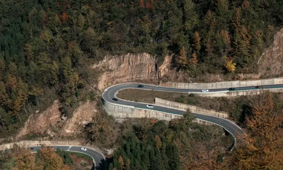Se está construyendo un nuevo tramo de autopista en Rumanía.